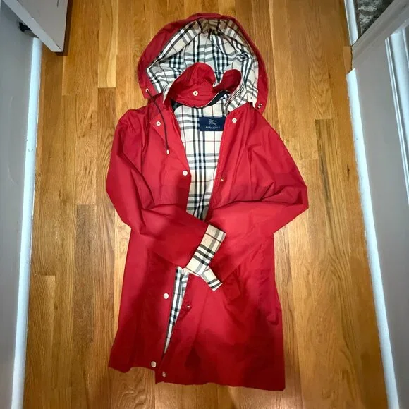 Burberry Long Rain Coat - Picture 1 of 3